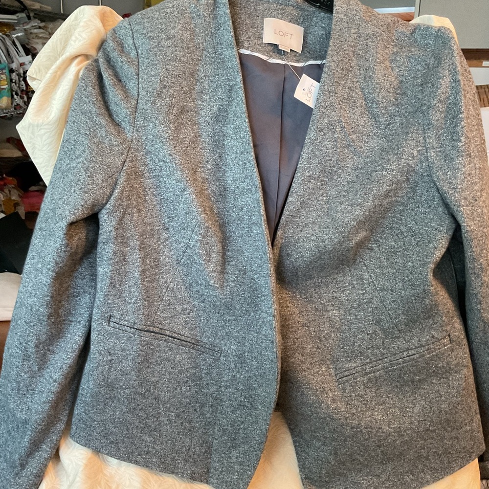 Loft Heather Gray Jacket